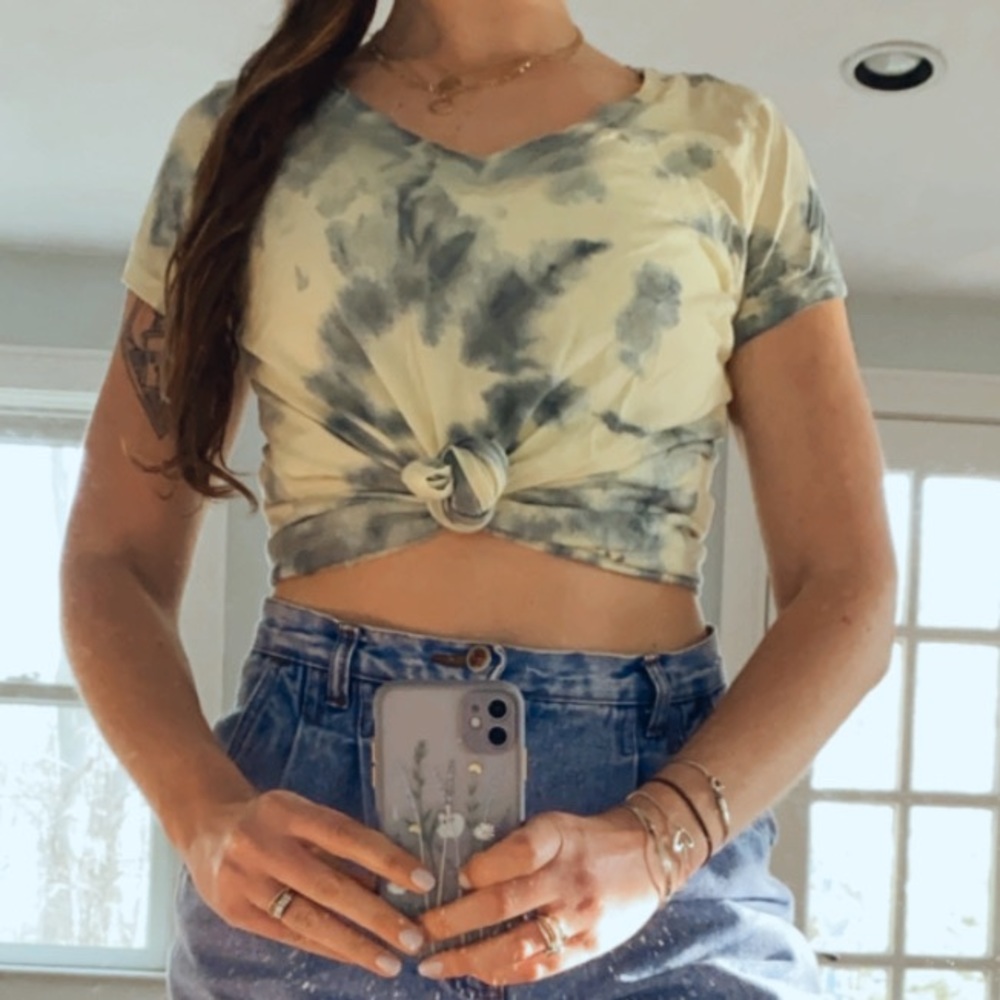 Upcycled Custom tie dye t-shirt